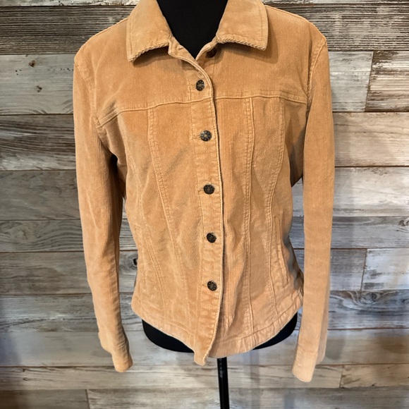 NWT Ami Tan Corduroy Jean Jacket - Picture 1 of 4